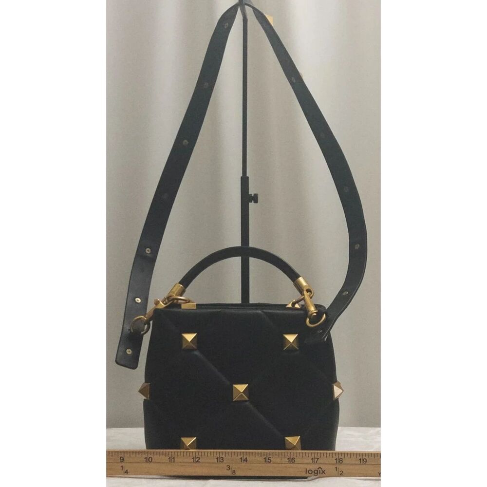 Tiffany & Fred Paris Deep black Leather Bag | 7"x8"x4" - Picture 4 of 9